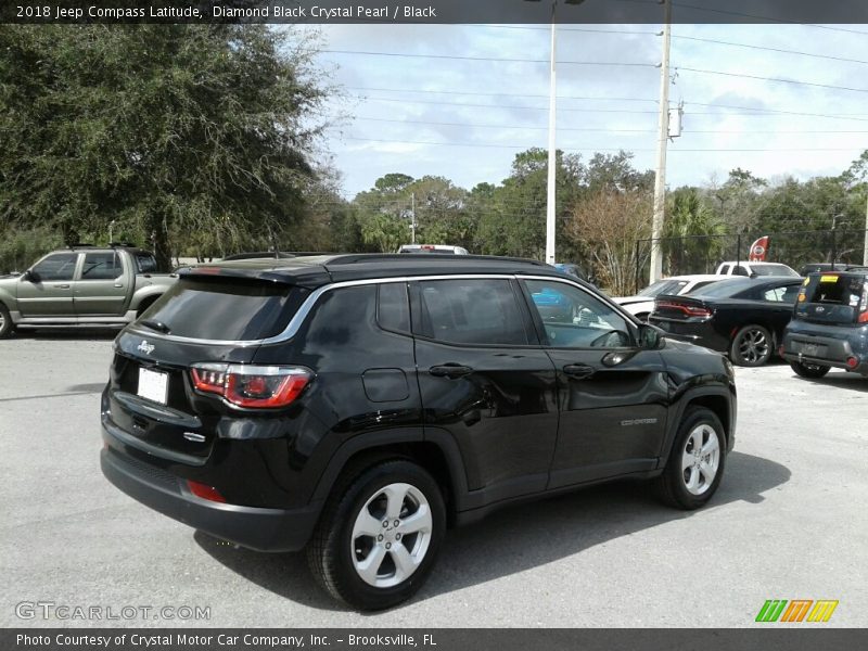 Diamond Black Crystal Pearl / Black 2018 Jeep Compass Latitude