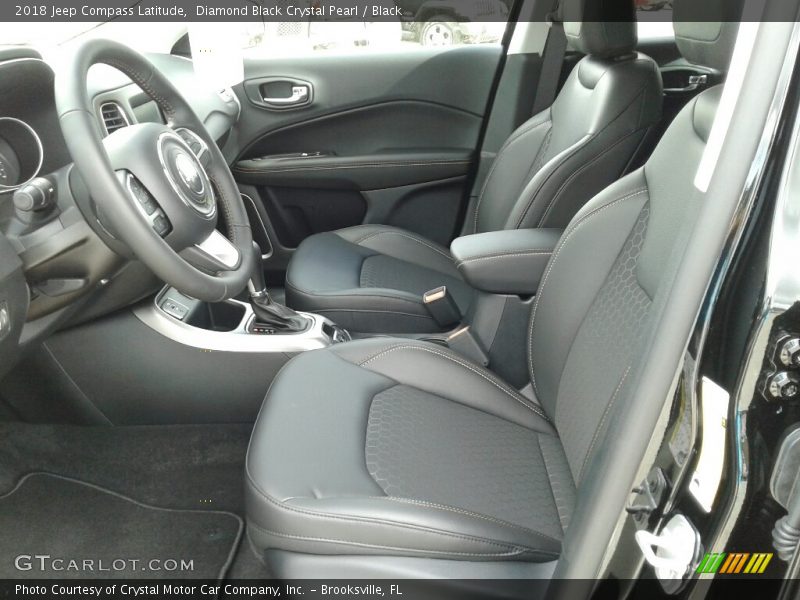Diamond Black Crystal Pearl / Black 2018 Jeep Compass Latitude