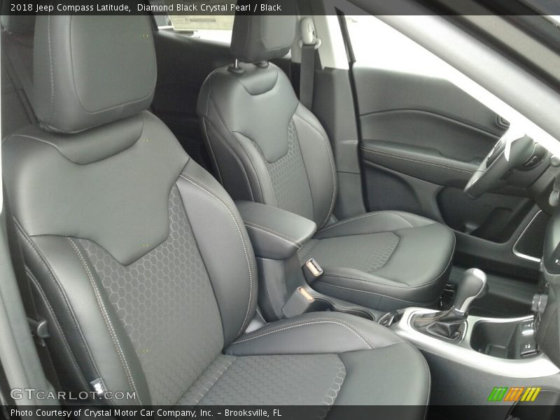 Diamond Black Crystal Pearl / Black 2018 Jeep Compass Latitude