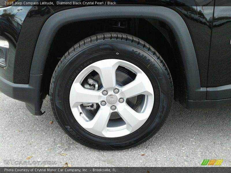 Diamond Black Crystal Pearl / Black 2018 Jeep Compass Latitude