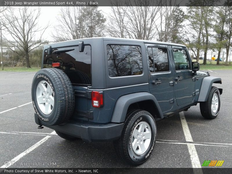 Rhino / Black 2018 Jeep Wrangler Unlimited Sport 4x4