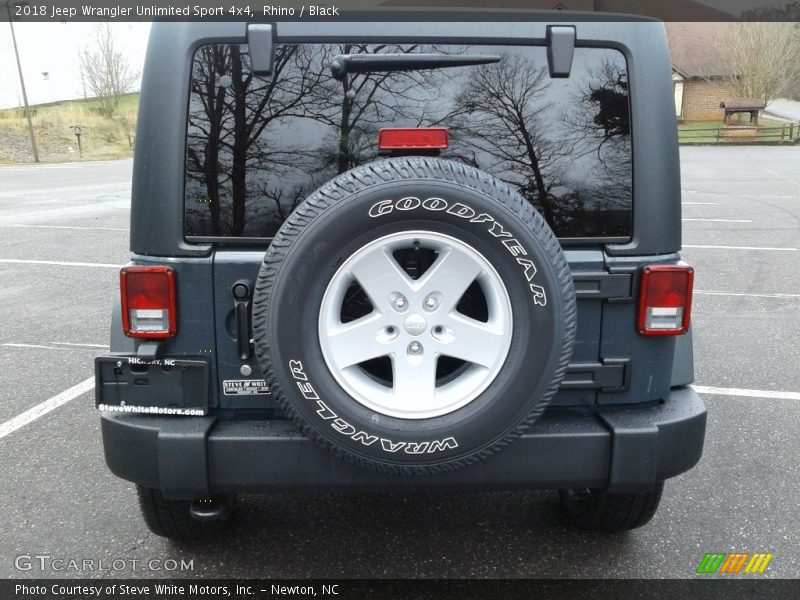 Rhino / Black 2018 Jeep Wrangler Unlimited Sport 4x4