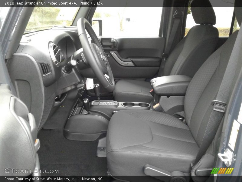 Rhino / Black 2018 Jeep Wrangler Unlimited Sport 4x4