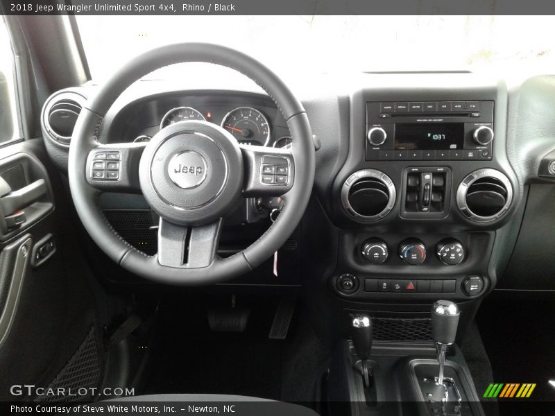 Rhino / Black 2018 Jeep Wrangler Unlimited Sport 4x4