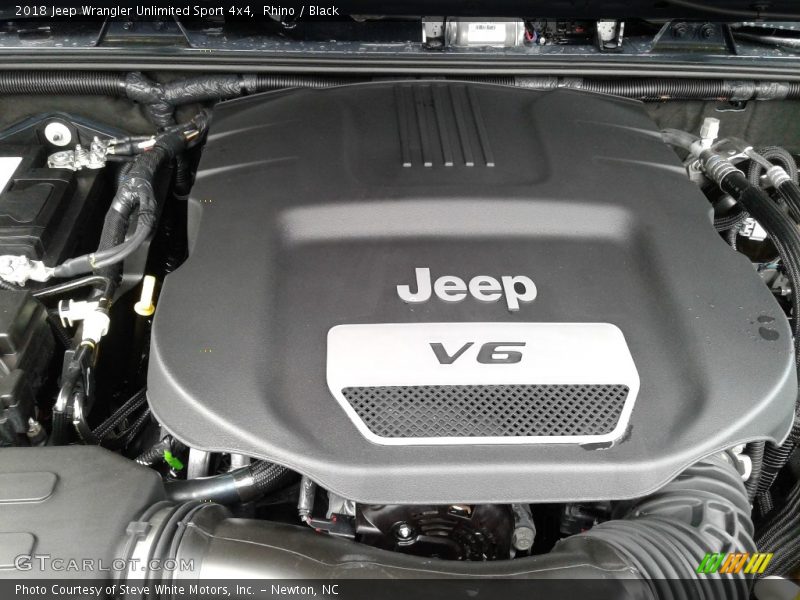 Rhino / Black 2018 Jeep Wrangler Unlimited Sport 4x4