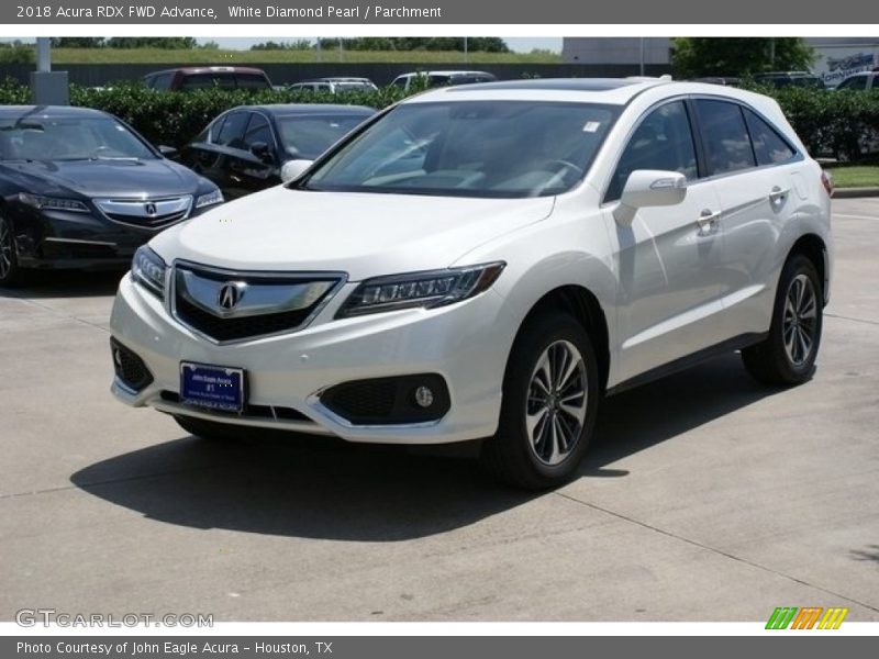 White Diamond Pearl / Parchment 2018 Acura RDX FWD Advance