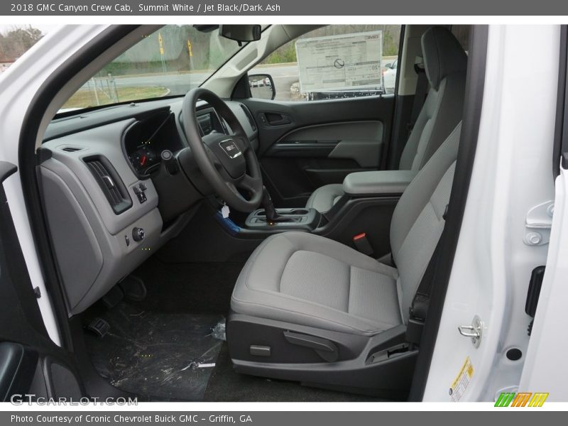 Summit White / Jet Black/Dark Ash 2018 GMC Canyon Crew Cab