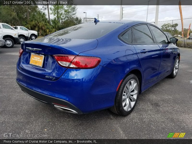 Vivid Blue Pearl / Black 2017 Chrysler 200 S