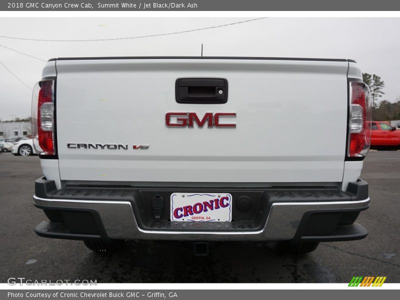 Summit White / Jet Black/Dark Ash 2018 GMC Canyon Crew Cab