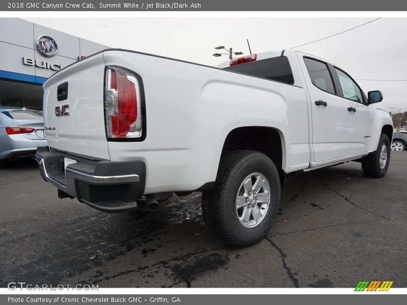 Summit White / Jet Black/Dark Ash 2018 GMC Canyon Crew Cab