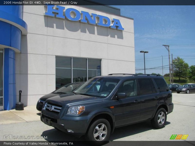 Sage Brush Pearl / Gray 2006 Honda Pilot EX 4WD