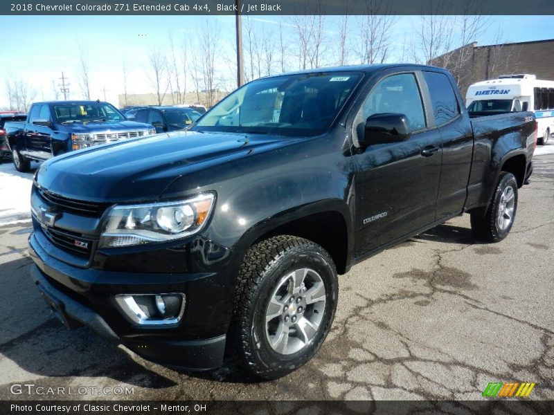 Black / Jet Black 2018 Chevrolet Colorado Z71 Extended Cab 4x4