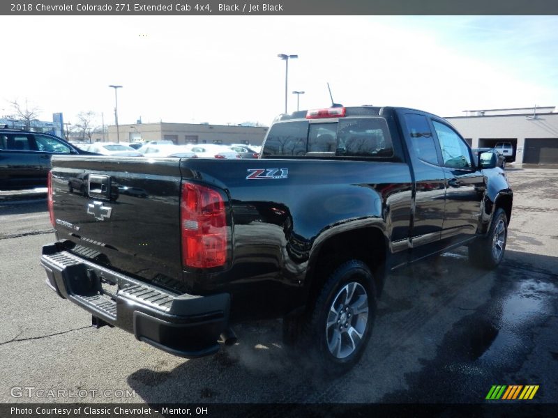 Black / Jet Black 2018 Chevrolet Colorado Z71 Extended Cab 4x4