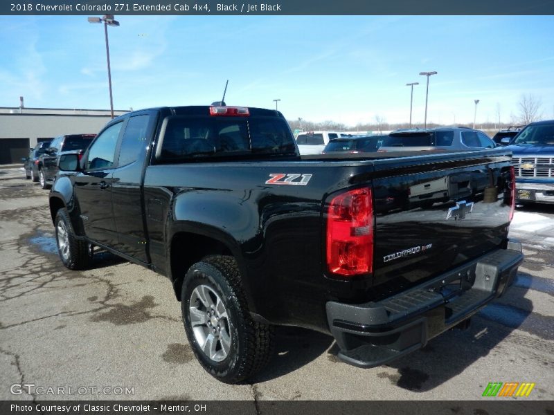 Black / Jet Black 2018 Chevrolet Colorado Z71 Extended Cab 4x4