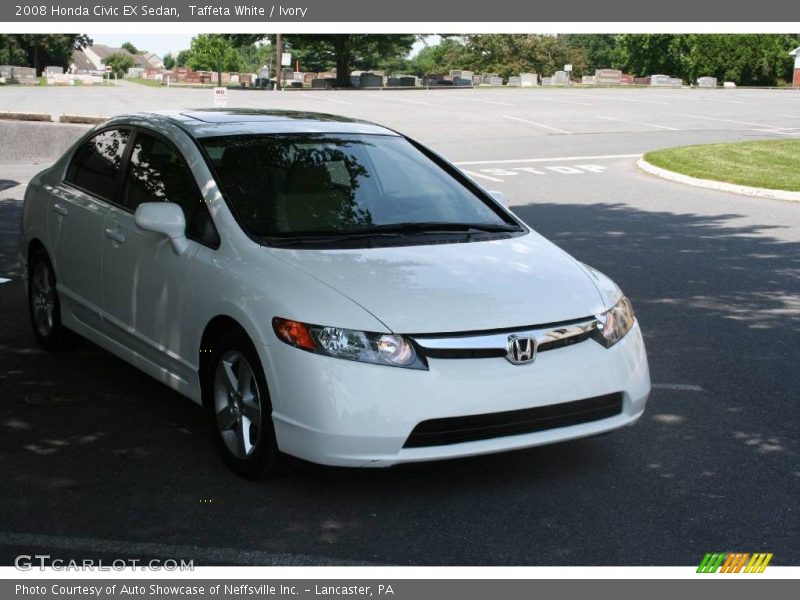 Taffeta White / Ivory 2008 Honda Civic EX Sedan