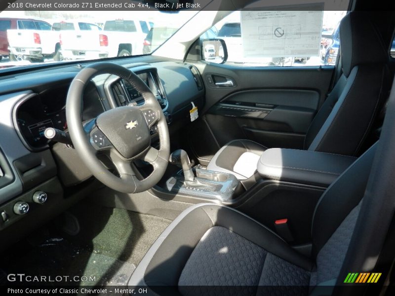 Black / Jet Black 2018 Chevrolet Colorado Z71 Extended Cab 4x4