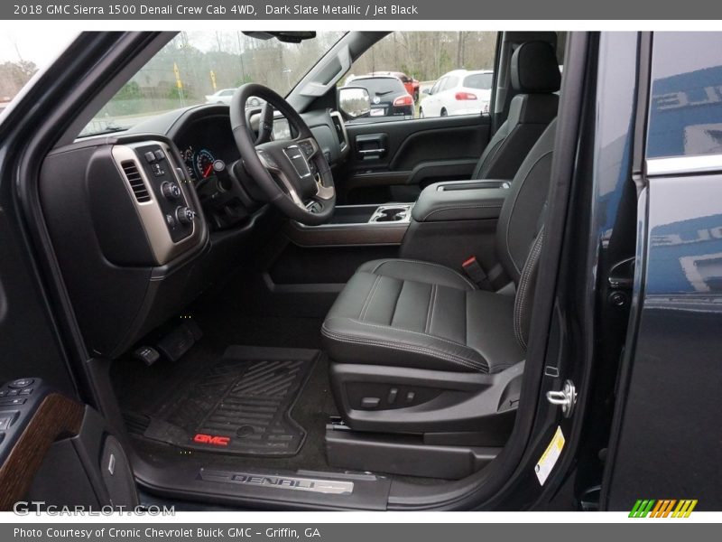 Dark Slate Metallic / Jet Black 2018 GMC Sierra 1500 Denali Crew Cab 4WD