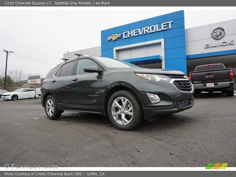 Nightfall Gray Metallic / Jet Black 2018 Chevrolet Equinox LT