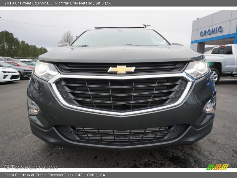 Nightfall Gray Metallic / Jet Black 2018 Chevrolet Equinox LT