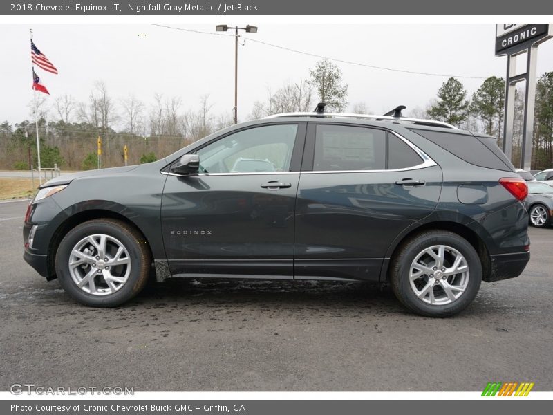 Nightfall Gray Metallic / Jet Black 2018 Chevrolet Equinox LT