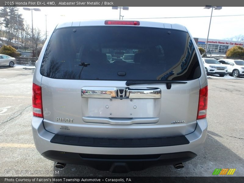 Alabaster Silver Metallic / Black 2015 Honda Pilot EX-L 4WD