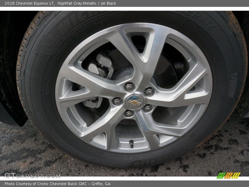 Nightfall Gray Metallic / Jet Black 2018 Chevrolet Equinox LT