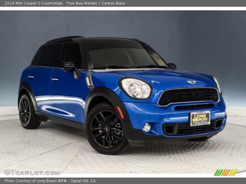 True Blue Metallic / Carbon Black 2014 Mini Cooper S Countryman