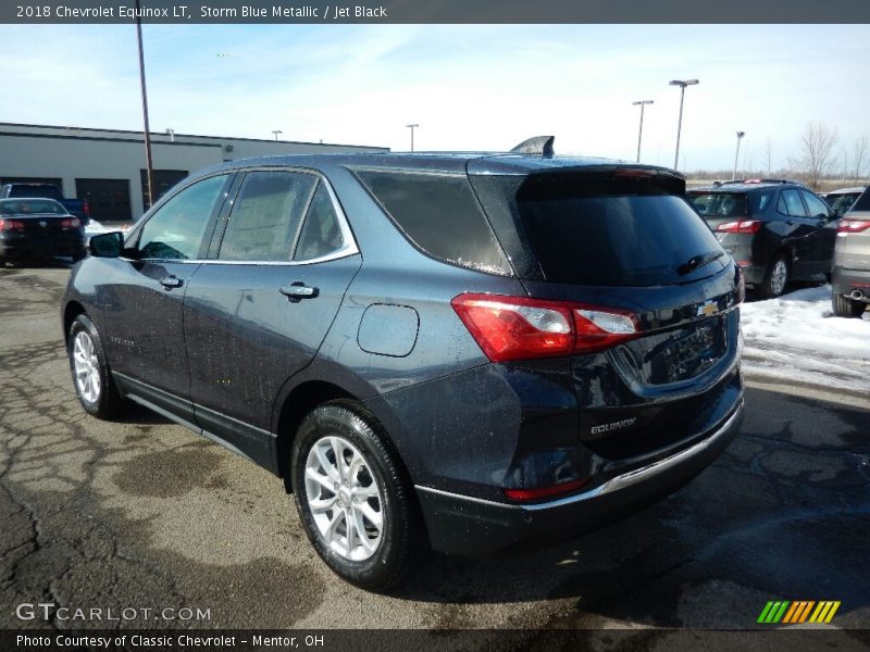 Storm Blue Metallic / Jet Black 2018 Chevrolet Equinox LT