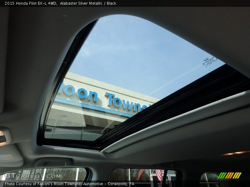 Alabaster Silver Metallic / Black 2015 Honda Pilot EX-L 4WD