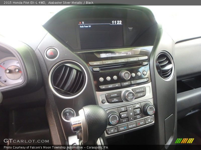 Alabaster Silver Metallic / Black 2015 Honda Pilot EX-L 4WD