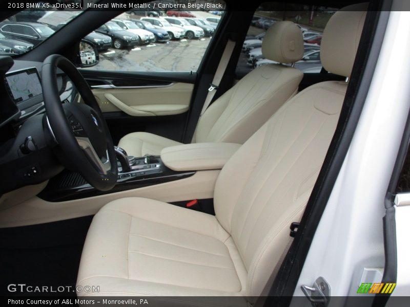 Mineral White Metallic / Canberra Beige/Black 2018 BMW X5 xDrive35i