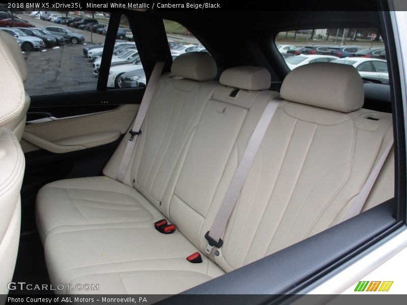 Mineral White Metallic / Canberra Beige/Black 2018 BMW X5 xDrive35i