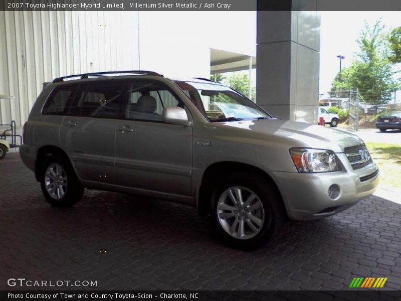 Millenium Silver Metallic / Ash Gray 2007 Toyota Highlander Hybrid Limited