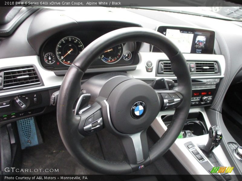 Alpine White / Black 2018 BMW 6 Series 640i xDrive Gran Coupe