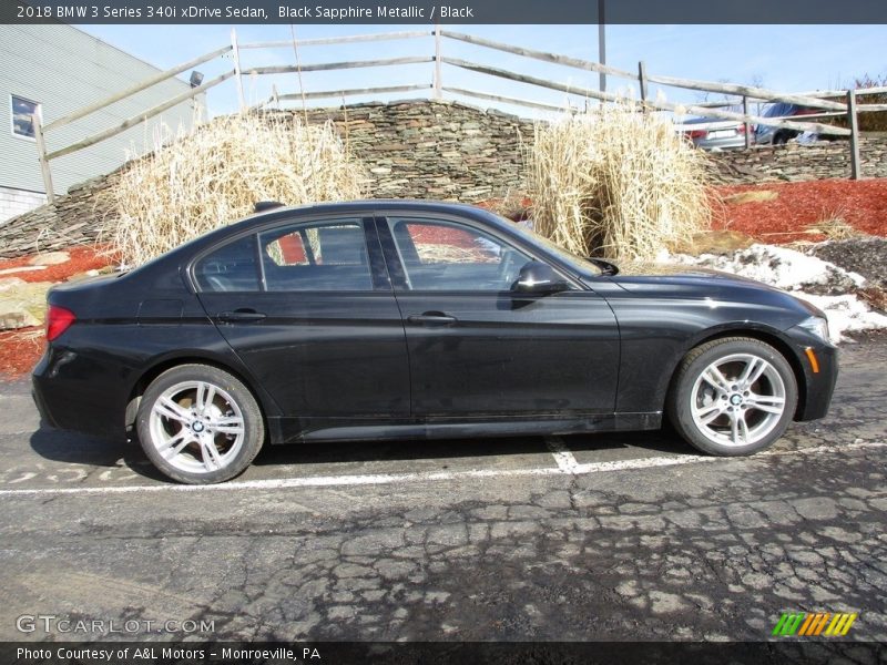 Black Sapphire Metallic / Black 2018 BMW 3 Series 340i xDrive Sedan