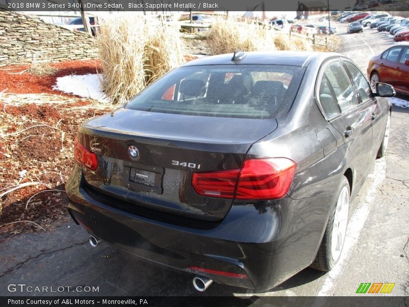 Black Sapphire Metallic / Black 2018 BMW 3 Series 340i xDrive Sedan
