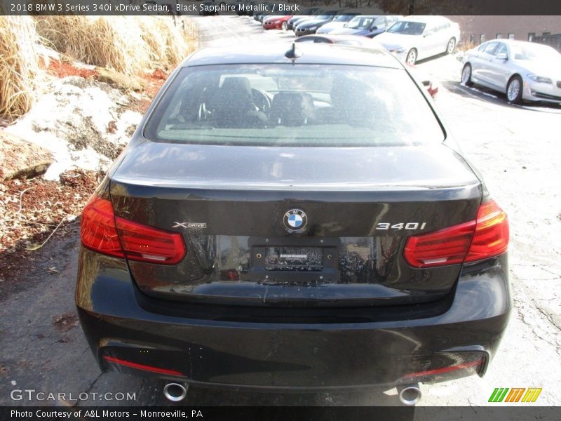 Black Sapphire Metallic / Black 2018 BMW 3 Series 340i xDrive Sedan