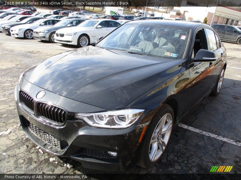 Black Sapphire Metallic / Black 2018 BMW 3 Series 340i xDrive Sedan