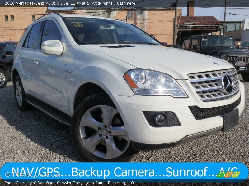 Arctic White / Cashmere 2010 Mercedes-Benz ML 350 BlueTEC 4Matic