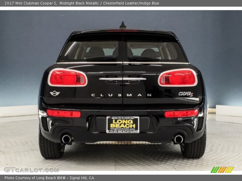 Midnight Black Metallic / Chesterfield Leather/Indigo Blue 2017 Mini Clubman Cooper S