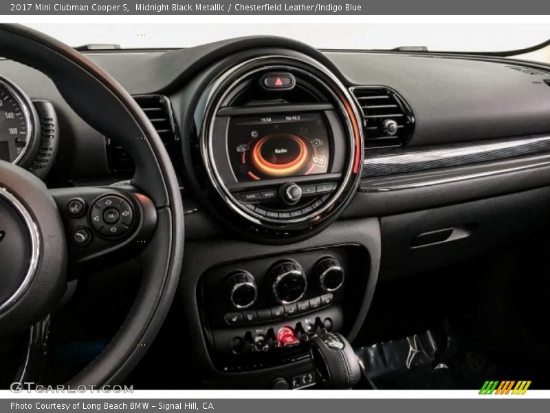 Midnight Black Metallic / Chesterfield Leather/Indigo Blue 2017 Mini Clubman Cooper S