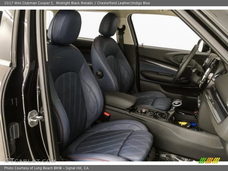 Midnight Black Metallic / Chesterfield Leather/Indigo Blue 2017 Mini Clubman Cooper S