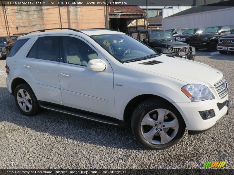 Arctic White / Cashmere 2010 Mercedes-Benz ML 350 BlueTEC 4Matic