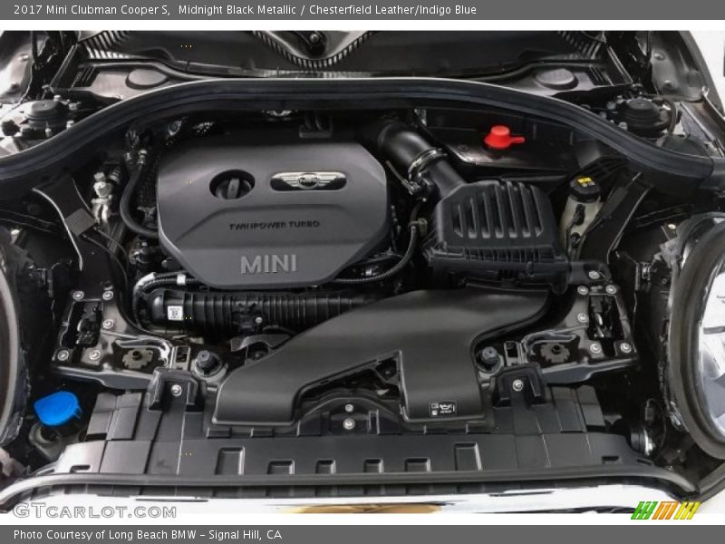 Midnight Black Metallic / Chesterfield Leather/Indigo Blue 2017 Mini Clubman Cooper S