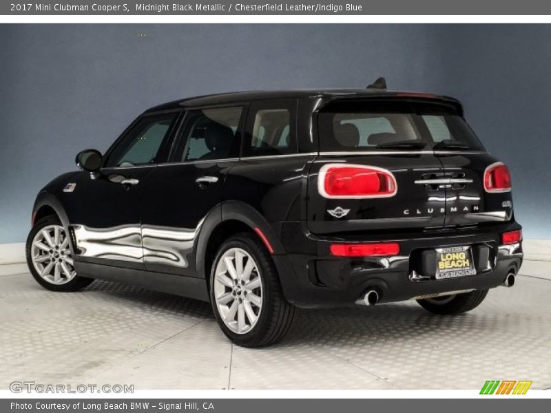 Midnight Black Metallic / Chesterfield Leather/Indigo Blue 2017 Mini Clubman Cooper S