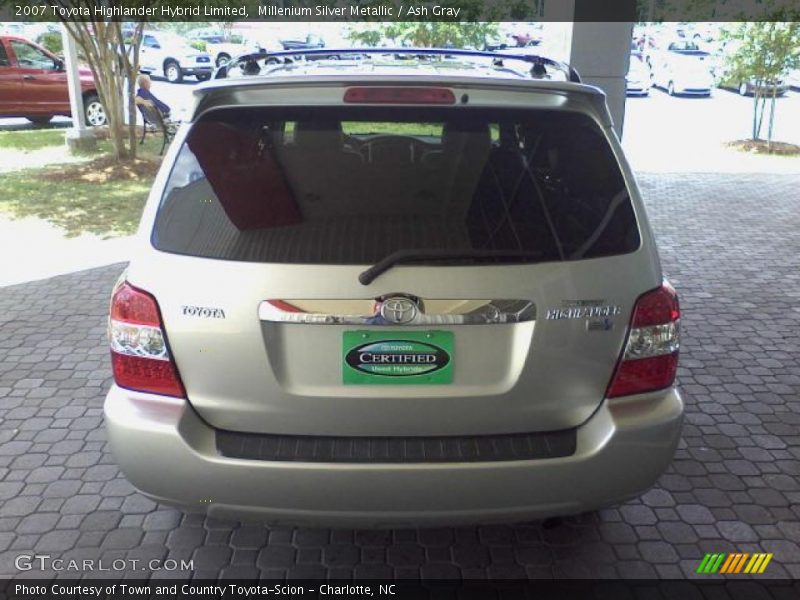 Millenium Silver Metallic / Ash Gray 2007 Toyota Highlander Hybrid Limited