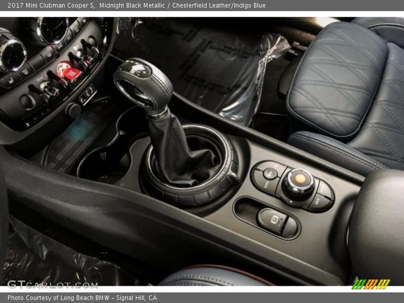 Midnight Black Metallic / Chesterfield Leather/Indigo Blue 2017 Mini Clubman Cooper S