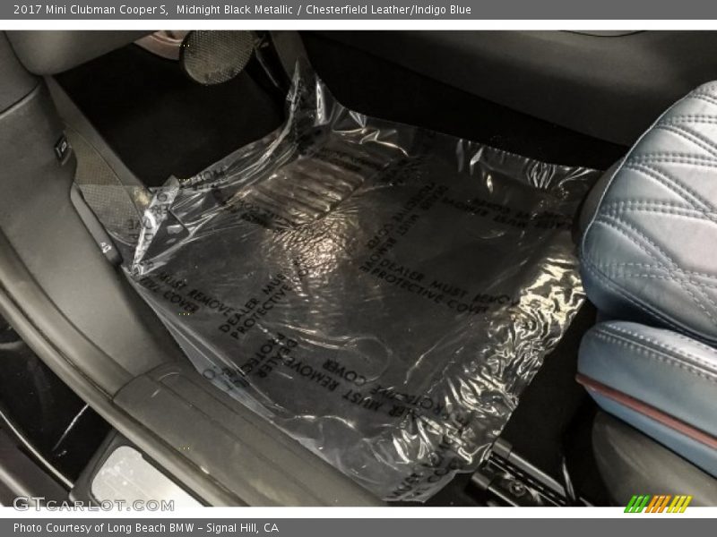 Midnight Black Metallic / Chesterfield Leather/Indigo Blue 2017 Mini Clubman Cooper S
