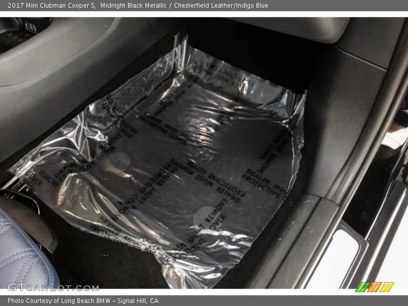 Midnight Black Metallic / Chesterfield Leather/Indigo Blue 2017 Mini Clubman Cooper S