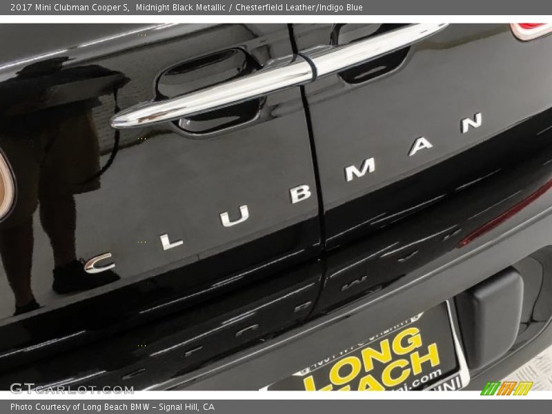 Midnight Black Metallic / Chesterfield Leather/Indigo Blue 2017 Mini Clubman Cooper S